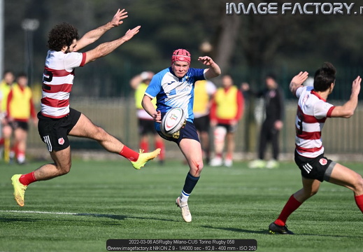 2022-03-06 ASRugby Milano-CUS Torino Rugby (21-25)